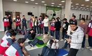 【现代服务学院】成功举办“卷腹飞人大战”阳光体育活动